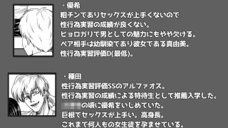 【エロ同人】性教育実習赤点カップルNTR補講のトップ画像