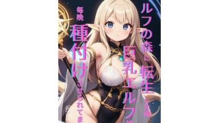 【エロ同人】エルフの森に転生した俺、巨乳エルフ娘に毎晩種付けさせられてます。 前編のトップ画像