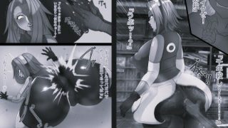 【エロ同人】ナルポルノ淫遁豚女サクラちゃんの種付け性活 モノクロ版のトップ画像