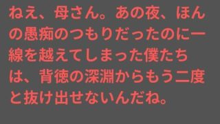 【エロ同人】ねえ、母さん。あの夜、ほんの愚痴のつもりだったのに一線を越えてしまった僕た…のトップ画像
