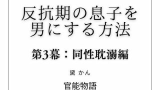 【エロ同人】反抗期の息子を男にする方法 第3幕:同性耽溺編のトップ画像