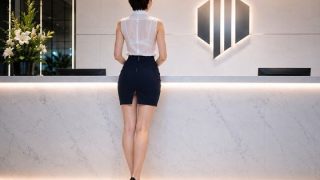 【エロ同人】飼育された美人受付嬢の巨尻のトップ画像