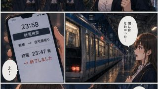 【エロ同人】新入社員の彼女は、終電を逃した夜を忘れられなかった ―教育係の上司と、もう…のトップ画像